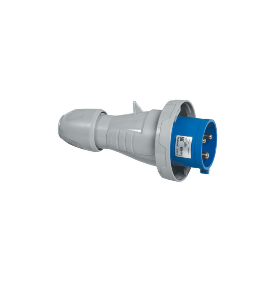 Fiche droite 32A 3P+T 200/250V IP67 - 555435