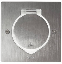 Platine de sol et plan de travail carrée à équiper de mécanisme