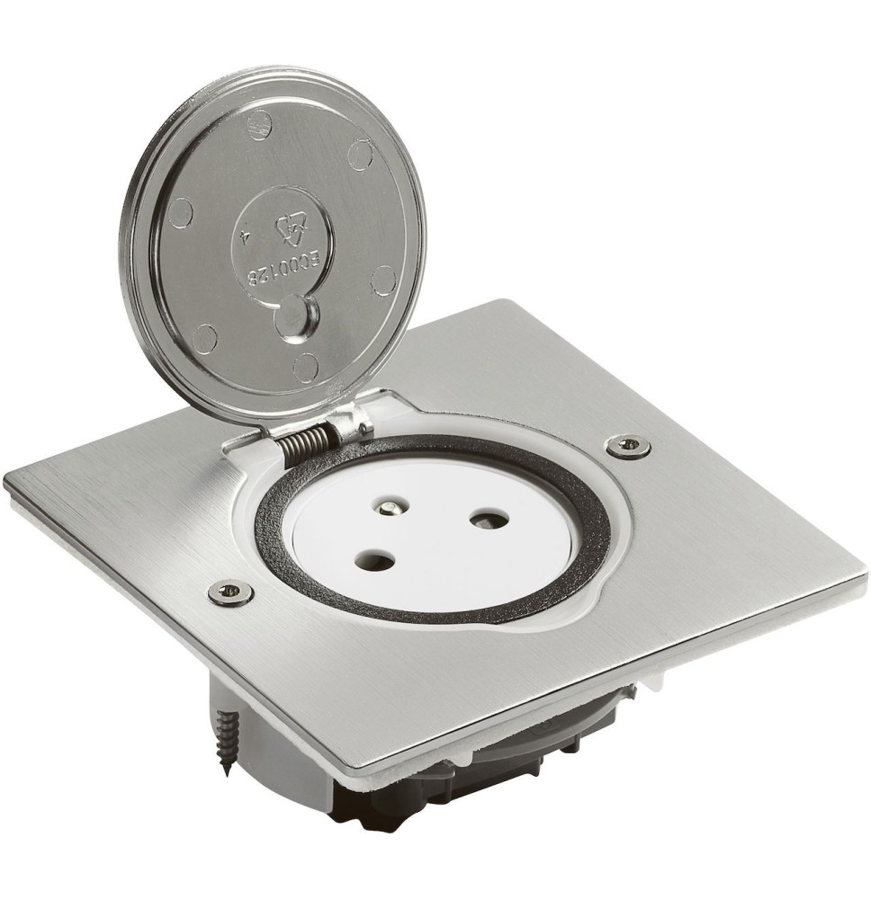 Prise de sol et plan de travail simple 2P+T Surface 16A 250V