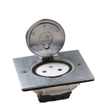 Prise de sol et plan de travail simple 2P+T Surface 16A 250V