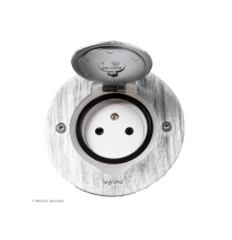 Prise de sol et plan de travail simple 2P+T Surface 16A 250V