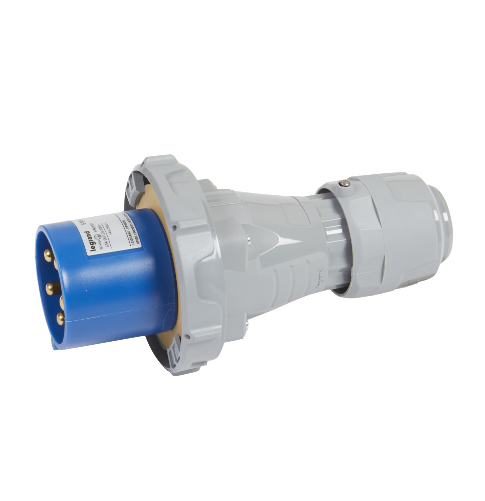Fiche droite 63A 4P+T 200/250 V~ IP66/67/69 - 555526 Fiche droite 63A 4P+T 200/250 V~ IP66/67/69 - 555526