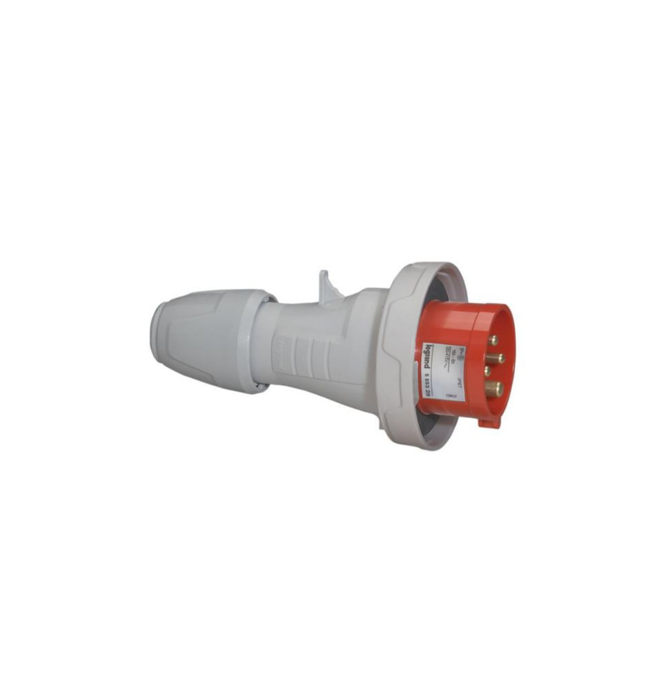 Fiche mobile droite P17 IP66/67 32A - 380V~ à 415V~ - 3P+T -