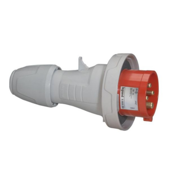 Fiche mobile droite P17 IP66/67 32A - 380V~ à 415V~ - 3P+T -