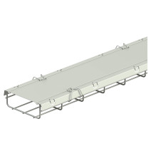 Couvercle CVN pour chemins de câbles fils Cablofil CF30, CF 54