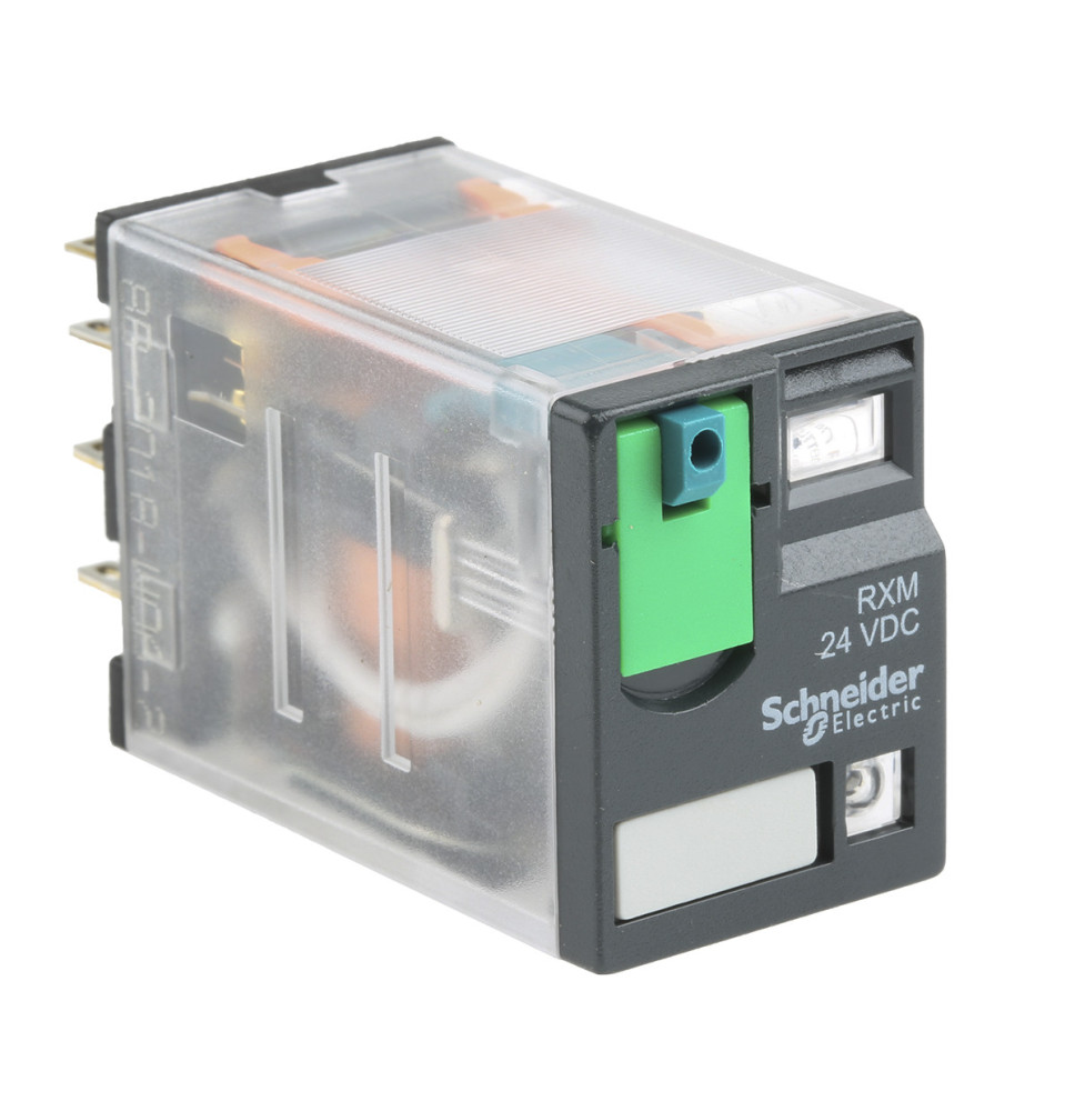 Relais miniature 4 CO AVEC LED 24 V DC- Schneider Electric -