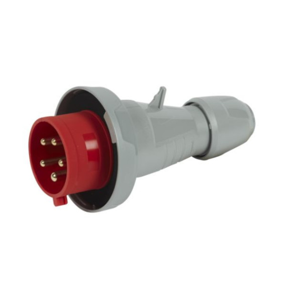 Fiche mobile droite P17 IP66/67 32A - 380V~ à 415V~ - 3P+N+T -