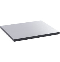 Plaque de finition pour couvercle métal finition inox pour