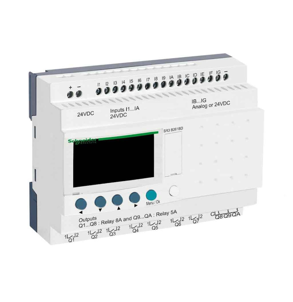 Relais intelligent modul - ML 26 E/S transistor 24VDC ecran &