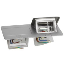 Pop up mobilier 2x4 modules + Kit d'installation - Inox mat