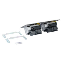 Pop up mobilier 2x4 modules + Kit d'installation - Aluminium