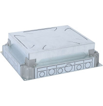 Boîte d'encastrement chape béton auto-ajustable pour boîte de