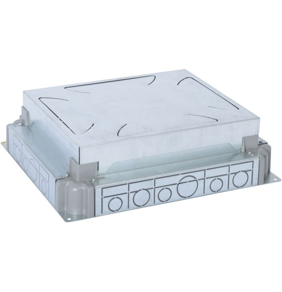 Boîte d'encastrement chape béton auto-ajustable pour boîte de