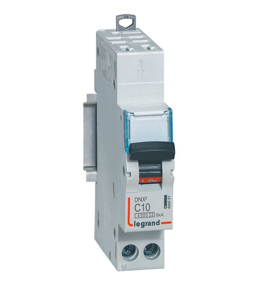 Disjoncteur Phase+Neutre DNX³4500 6kA arrivée borne automatique Disjoncteur Phase+Neutre DNX³4500 6kA arrivée borne automatique