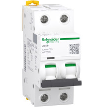 Disjoncteur Acti9 iC60N - 2P - 20A - Courbe C - 400Vca -