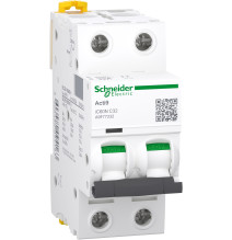 Disjoncteur Acti9 iC60N - 2P - 32A - Courbe C - 400Vca -