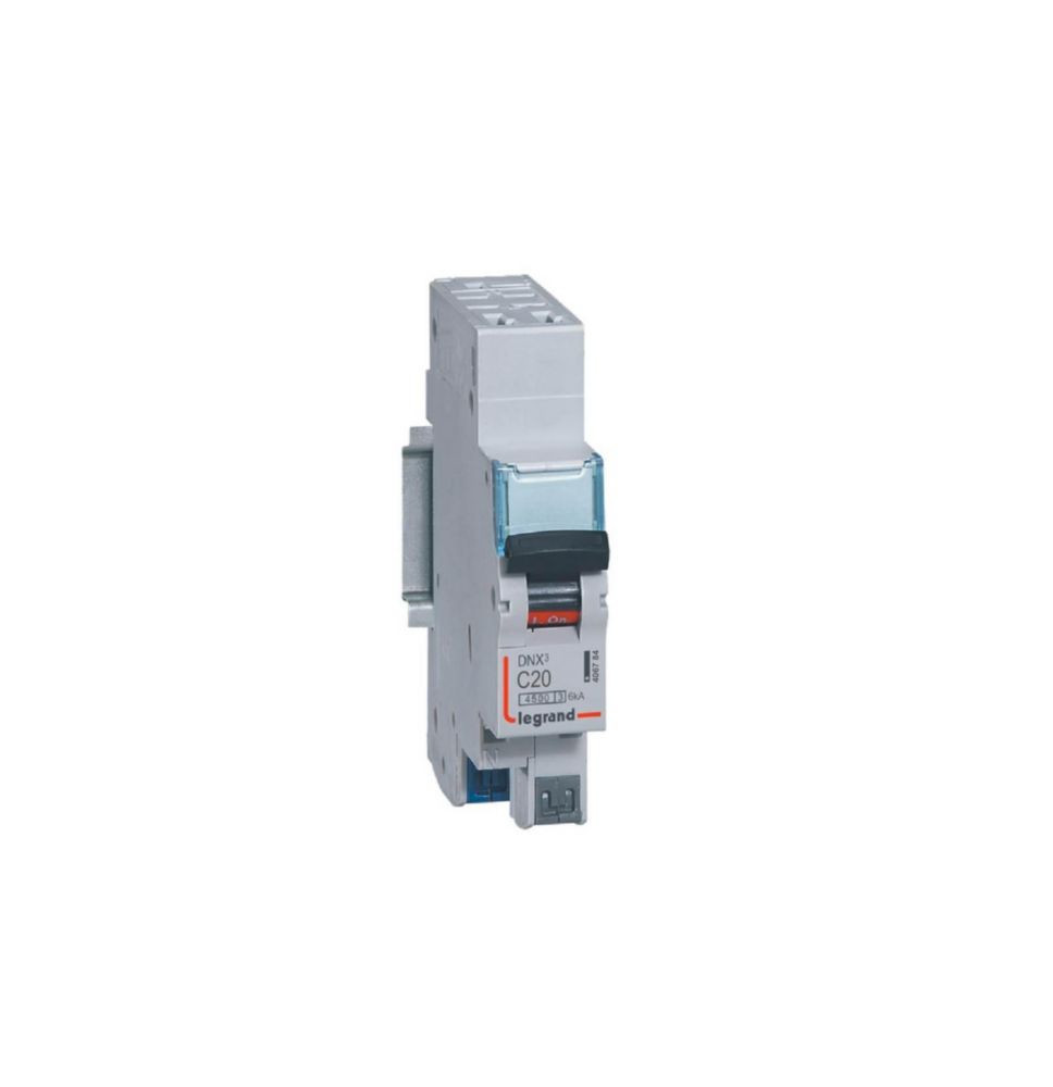 Disjoncteur Phase+Neutre DNX³4500 6kA arrivée et sortie borne Disjoncteur Phase+Neutre DNX³4500 6kA arrivée et sortie borne