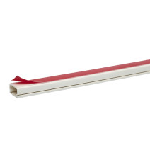 Mini-goulotte self-adhésif - 25x16mm - PVC - blanc - 2m Ultra