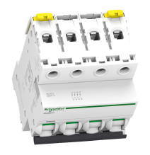 Disjoncteur modulaire miniature, 4P, 20 A, courbe C, 6000 A, 10