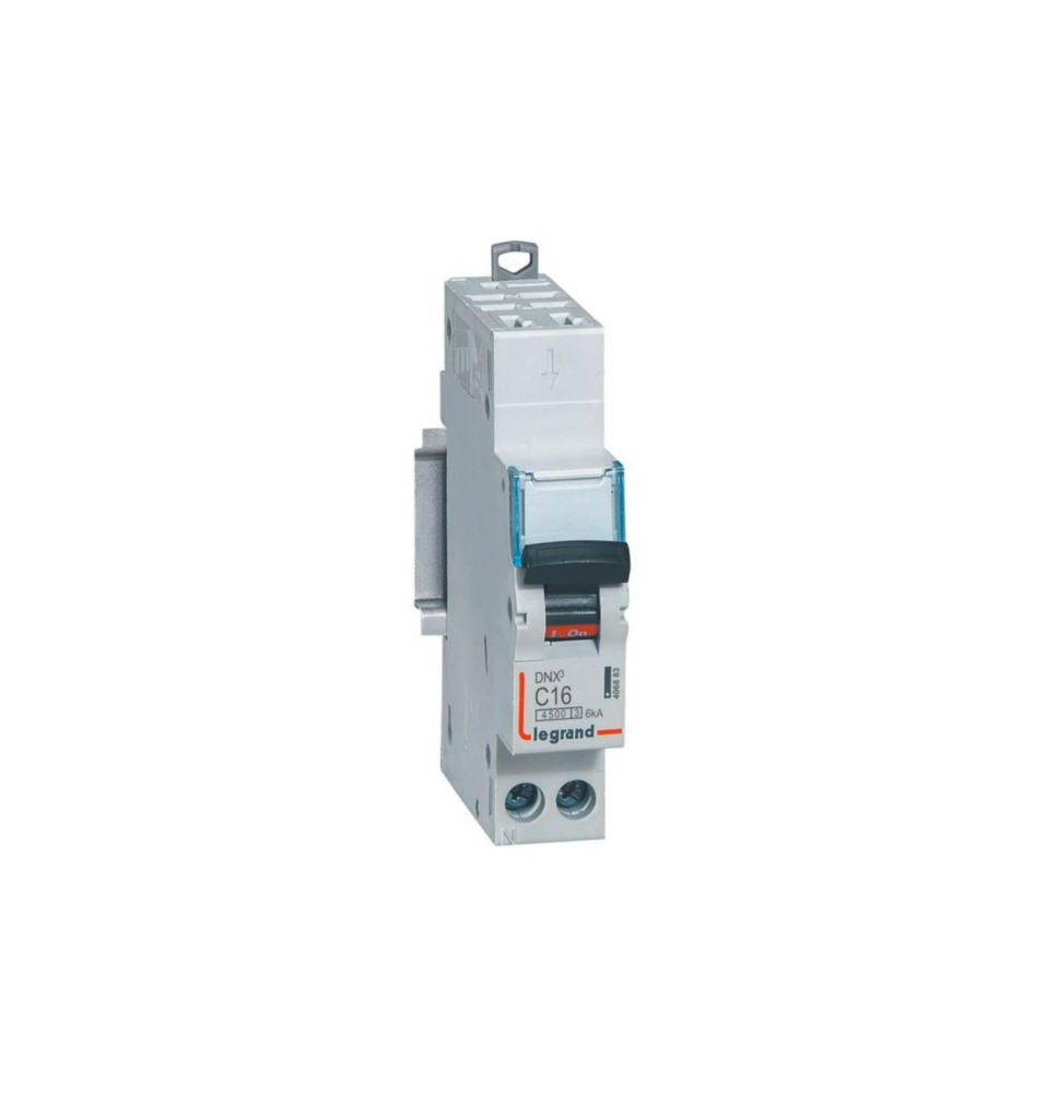 Disjoncteur Phase+Neutre DNX³4500 6kA arrivée borne automatique Disjoncteur Phase+Neutre DNX³4500 6kA arrivée borne automatique