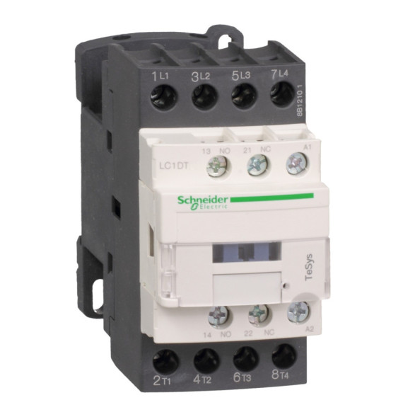 TeSys LC1D - contacteur - 4P - AC-1 440V - 20A - bobine 24Vca -