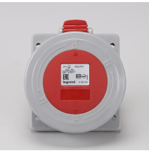 Prise à entraxes unifiés IP66/67 32A - 380V~ à 415V~ - 3P+T -