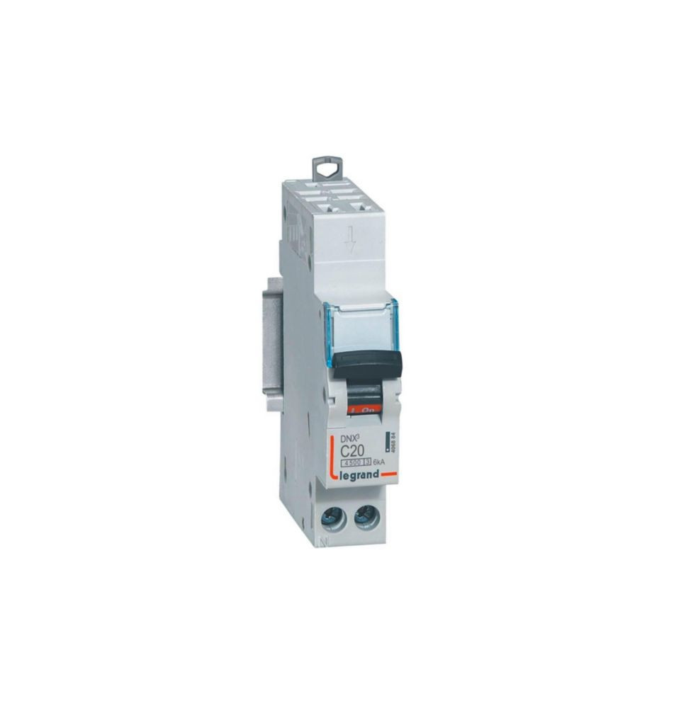 Disjoncteur Phase+Neutre DNX³4500 6kA arrivée borne automatique Disjoncteur Phase+Neutre DNX³4500 6kA arrivée borne automatique