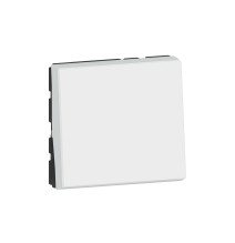 Interrupteur va-et-vient 10AX 2 modules Blanc Mosaic Easyled