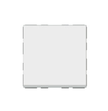 Interrupteur bouton poussoir ou Inverseur 6A 2 module Blanc