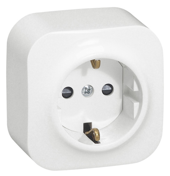 Prise allemande std 2P+E Forix - montage en saillie - IP 2X -