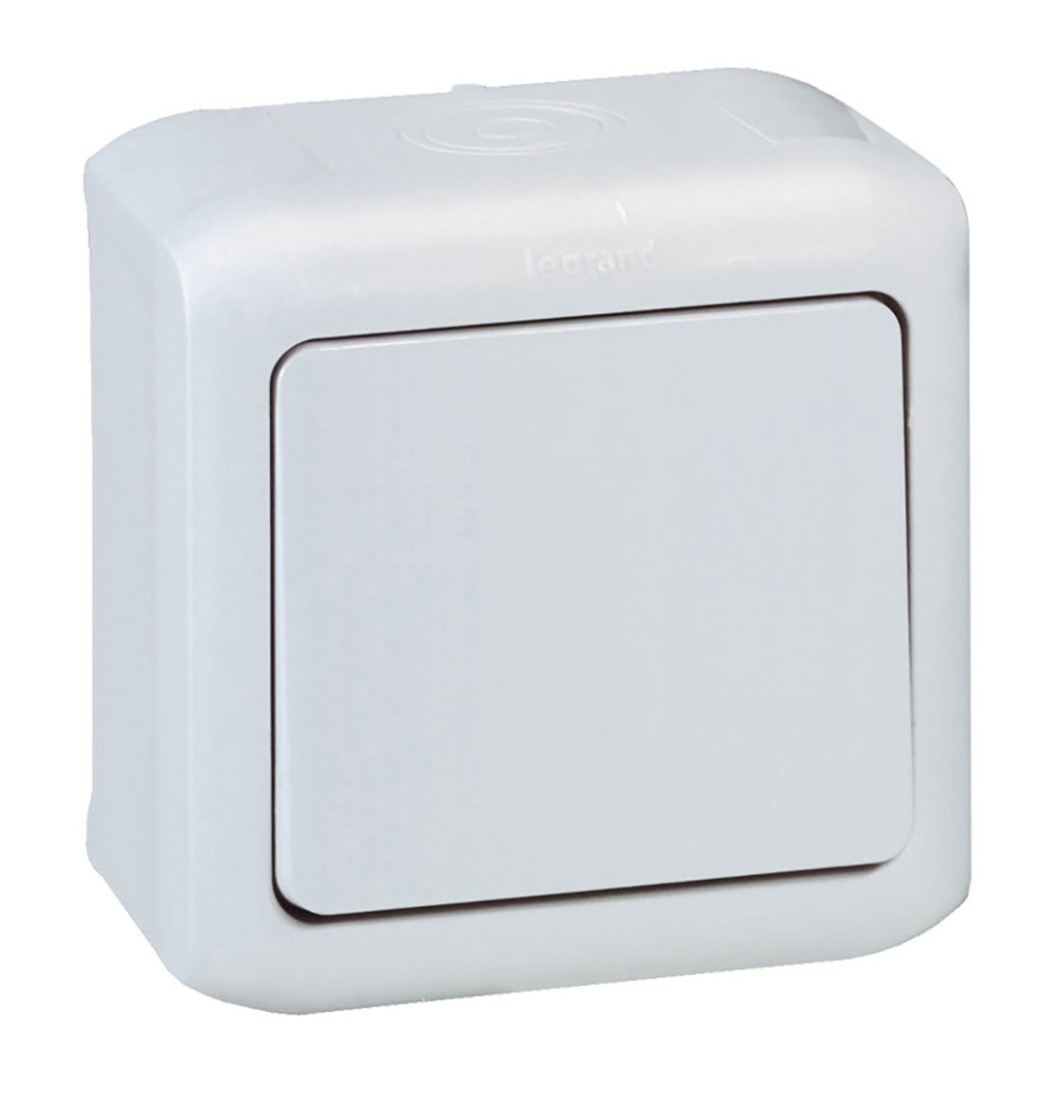 Bouton va-et-vient Forix IP44 10AX 250V~ pour montage en