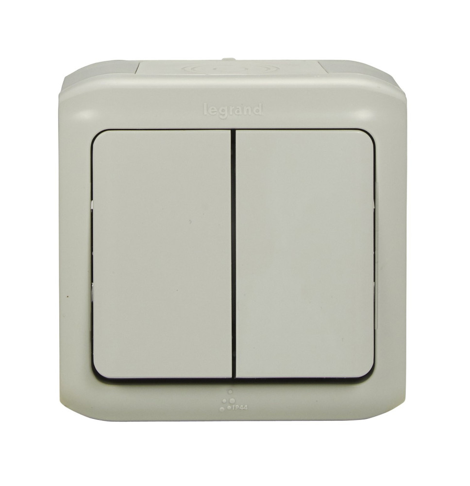 Double va-et-vient Forix IP44 10AX 250V~ pour montage en