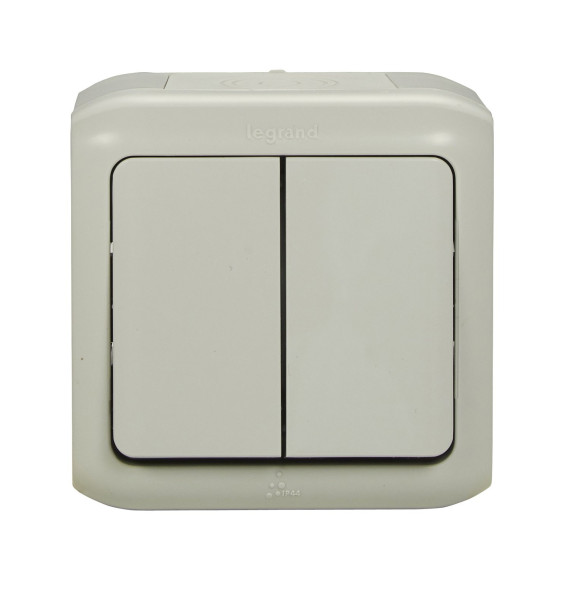 Double va-et-vient Forix IP44 10AX 250V~ pour montage en