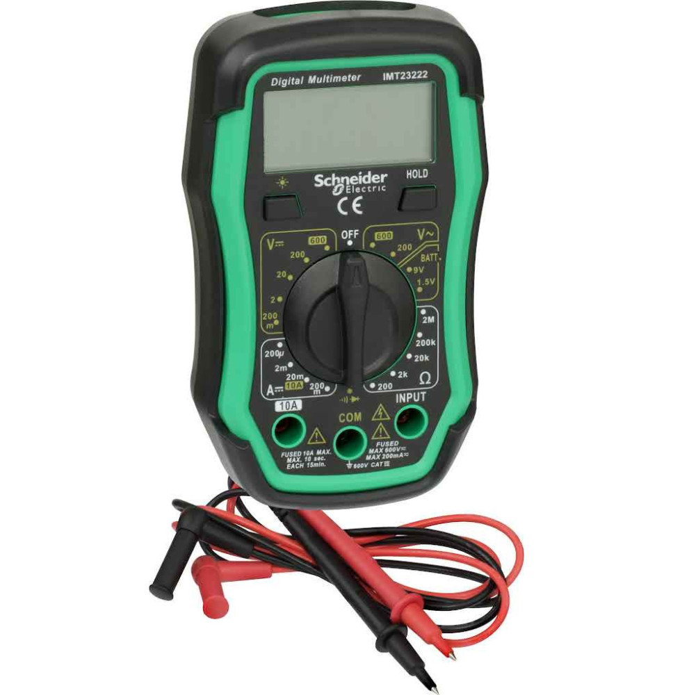 Multimètre numérique Thorsman - Cat III - 600V - Schneider
