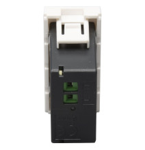 Prise USB Type-A 1,5A 5V 7,5W 1 module 230V - blanc Mosaic