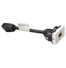 Prise HDMI Type-A version 2.0 préconnectorisée1 module - blanc