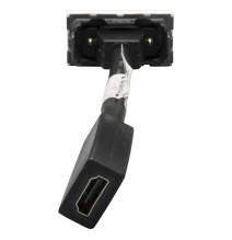Prise HDMI Type-A version 2.0 préconnectorisée1 module - blanc