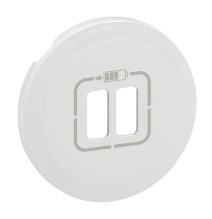 Enjoliveur Céliane pour prise double USB Type-A et Type-C –