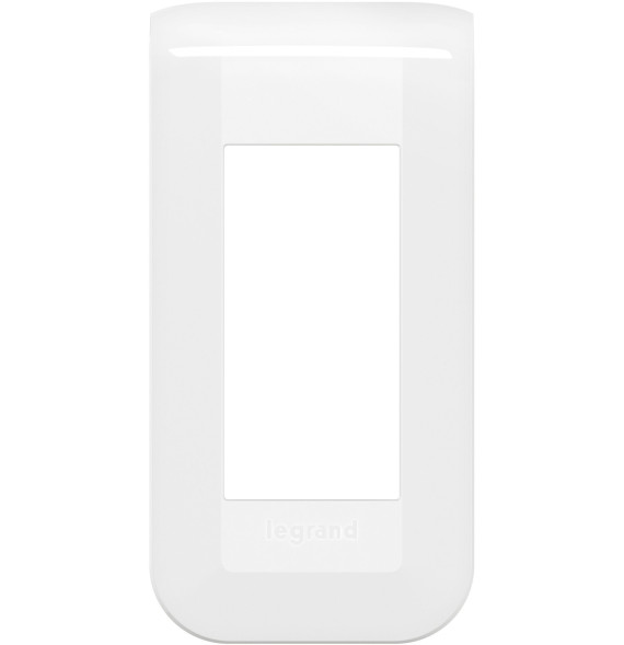 Plaque de finition 1 module blanc Mosaic Legrand - 078801L