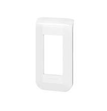 Plaque de finition 1 module blanc Mosaic Legrand - 078801L