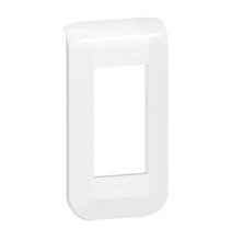 Plaque de finition 1 module blanc Mosaic Legrand - 078801L