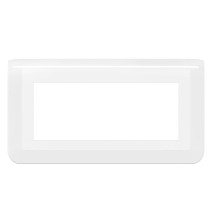 Plaque de finition horizontale 5 modules blanc Mosaic Legrand -
