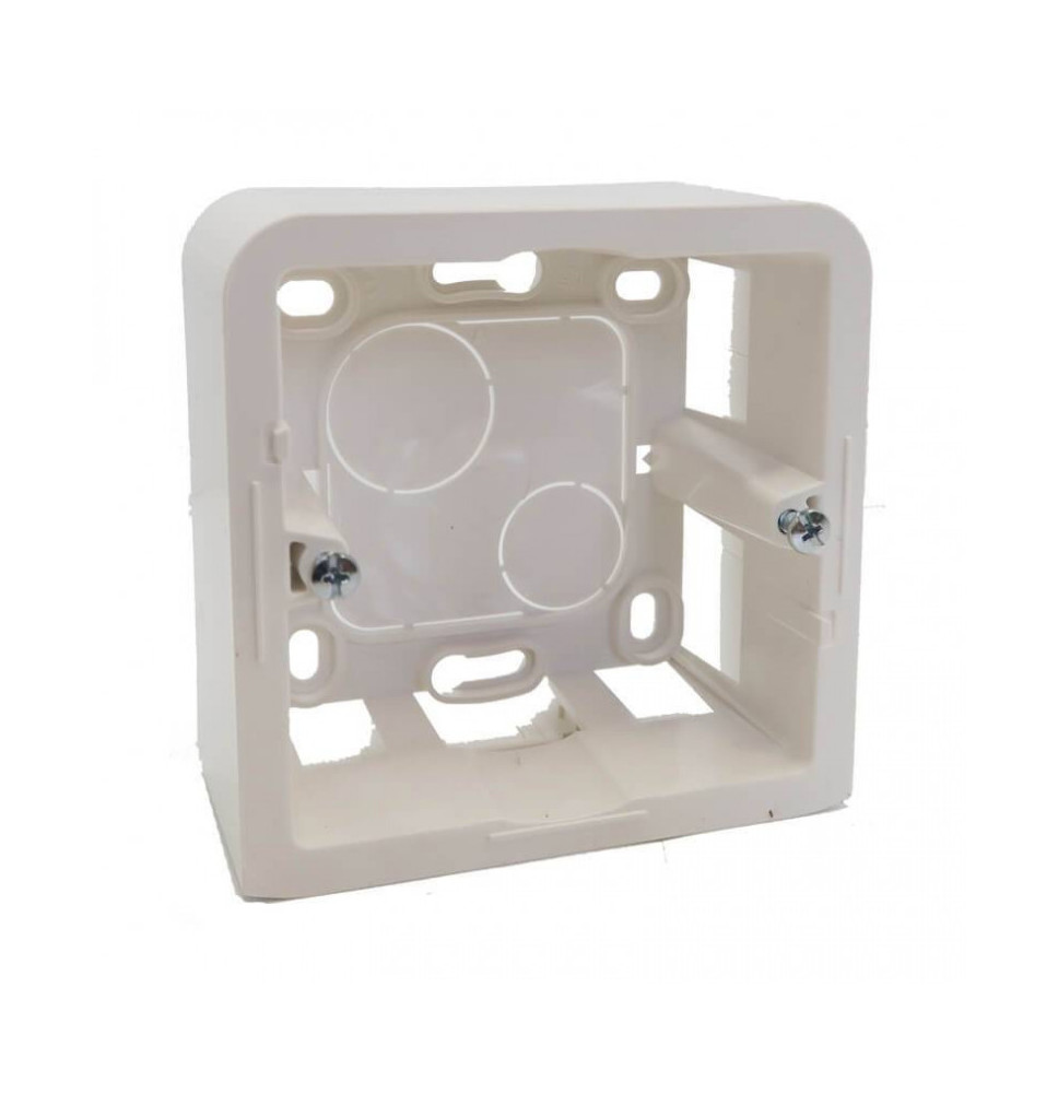 Cadre saillie profondeur 40mm Mosaic pour 2 modules et support