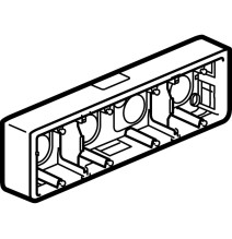 Cadre saillie profondeur 40mm Mosaic pour 10 ou 4x2 modules