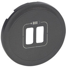 Enjoliveur Céliane pour prise double USB Type-A et Type-C -
