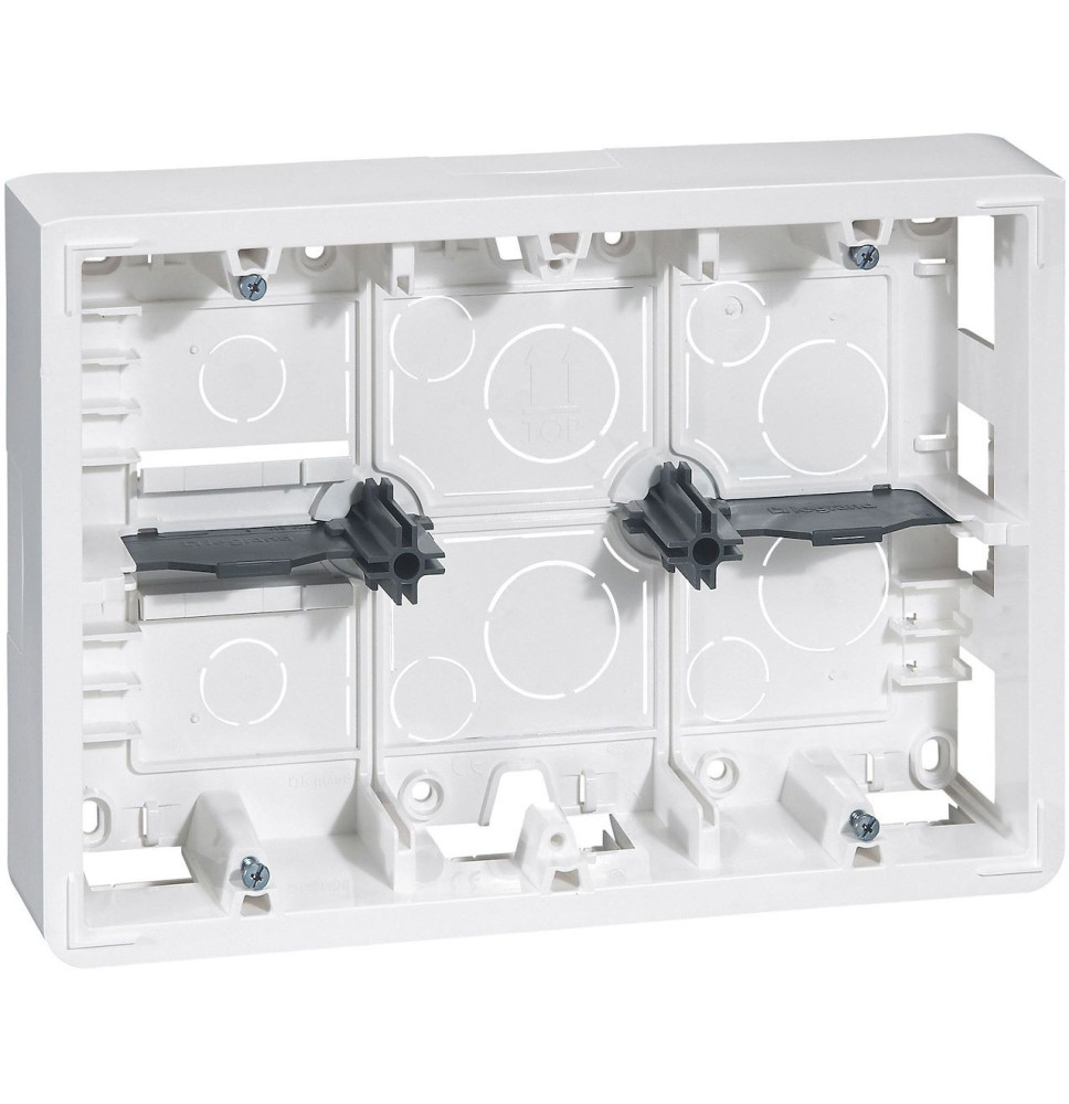 Cadre saillie profondeur 46mm Mosaic pour 2x6, 2x8 ou 2x3x2