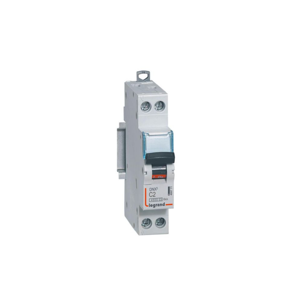 Disjoncteur Phase+Neutre DNX³4500 6kA arrivée et sortie borne à Disjoncteur Phase+Neutre DNX³4500 6kA arrivée et sortie borne à