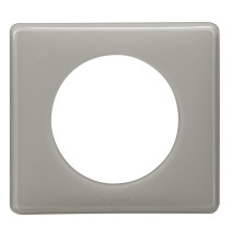Plaque Céliane Laqué 1 poste - finition Gris Perle Legrand -