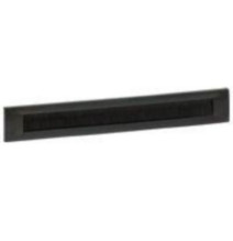 Entrée de câbles plastique avec balai à clippage direct 1U pour
