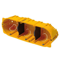 Boîte multiposte pour cloisons sèches 3 postes ou 6 à 8 modules
